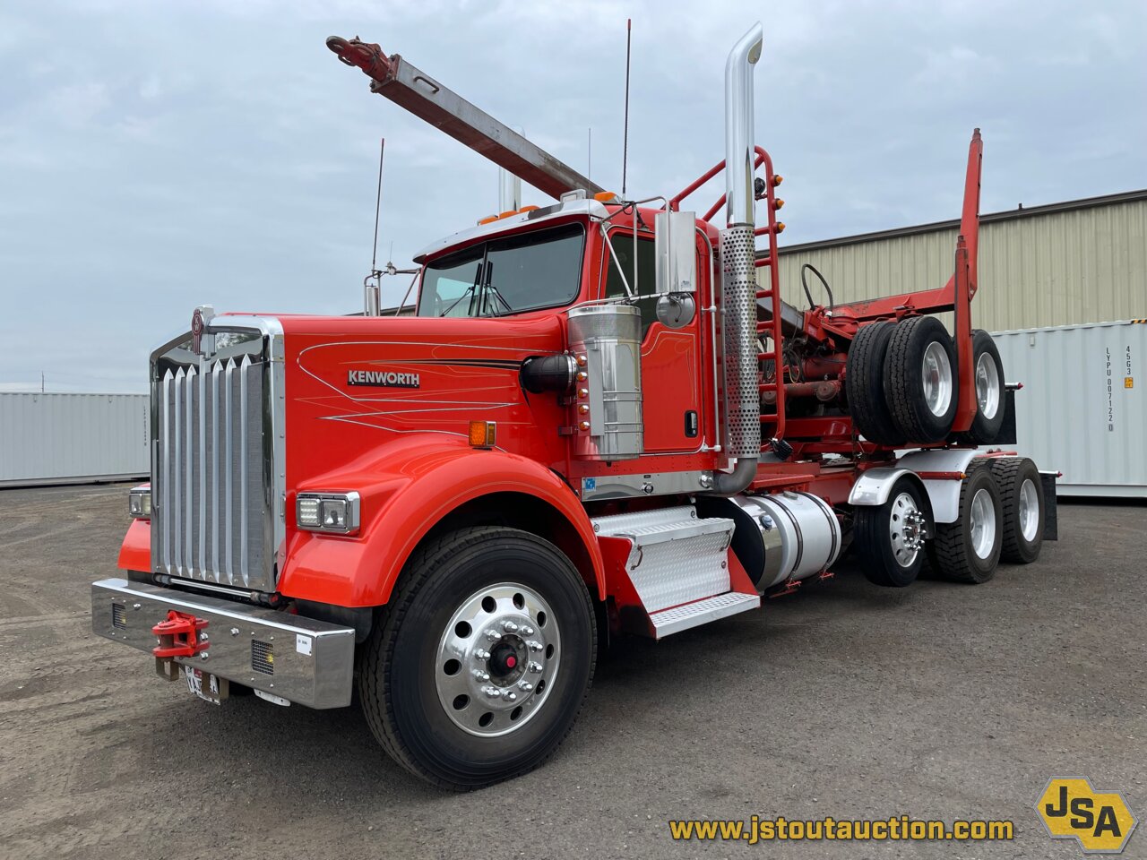 kenworth logging truck