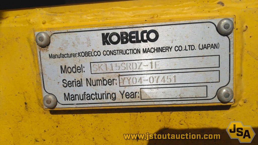 For Sale: 2008 Kobelco SK115 Excavators